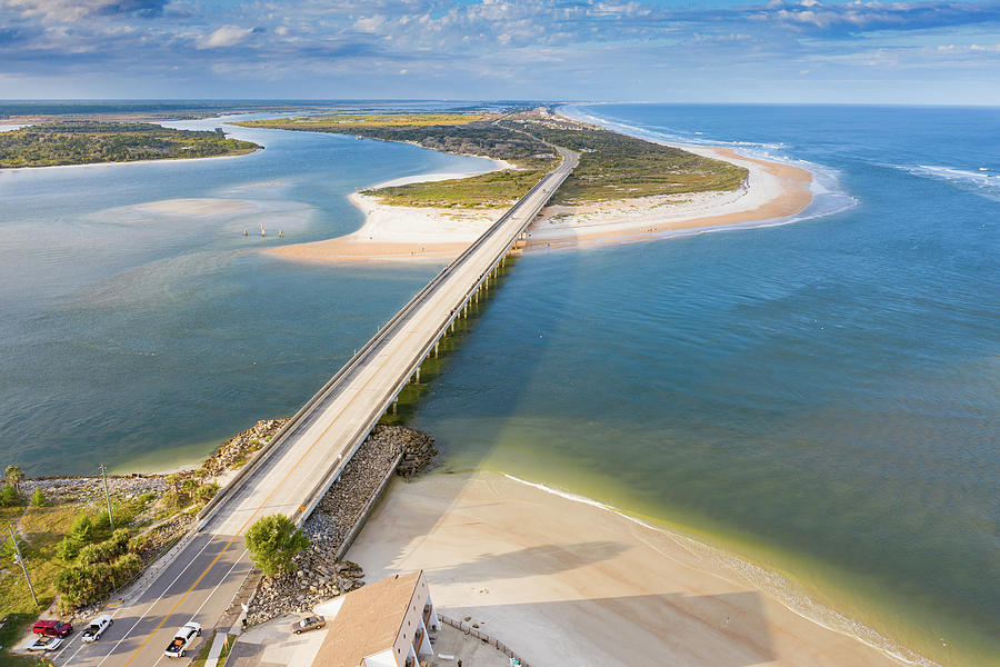 Flagler FL, Matanzas Inlet Beach GOING NORTH FROM MARINELAND